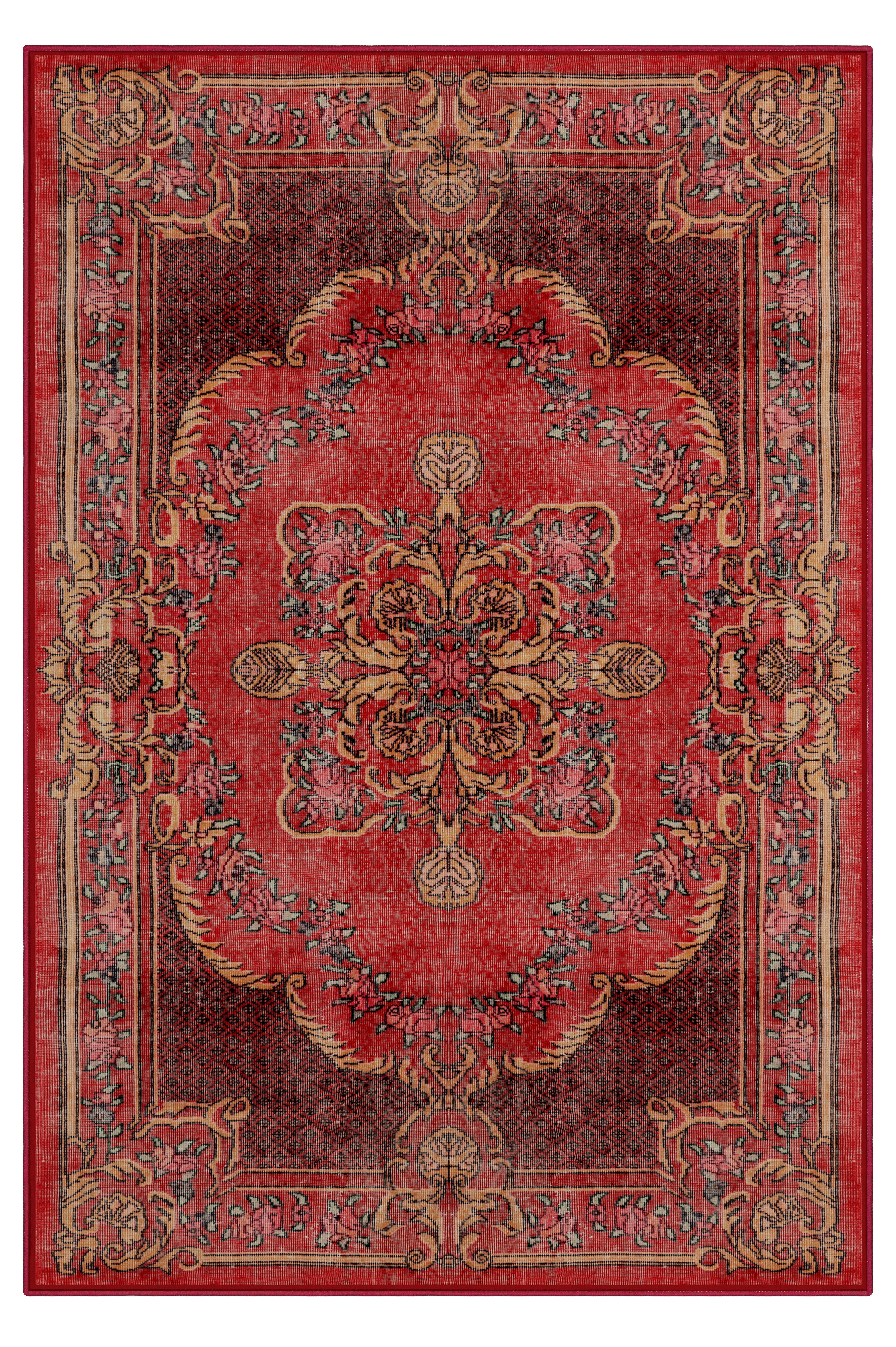 Arte DS006 Vintage Klasik Desenli Dekoratif Dokuma Halı