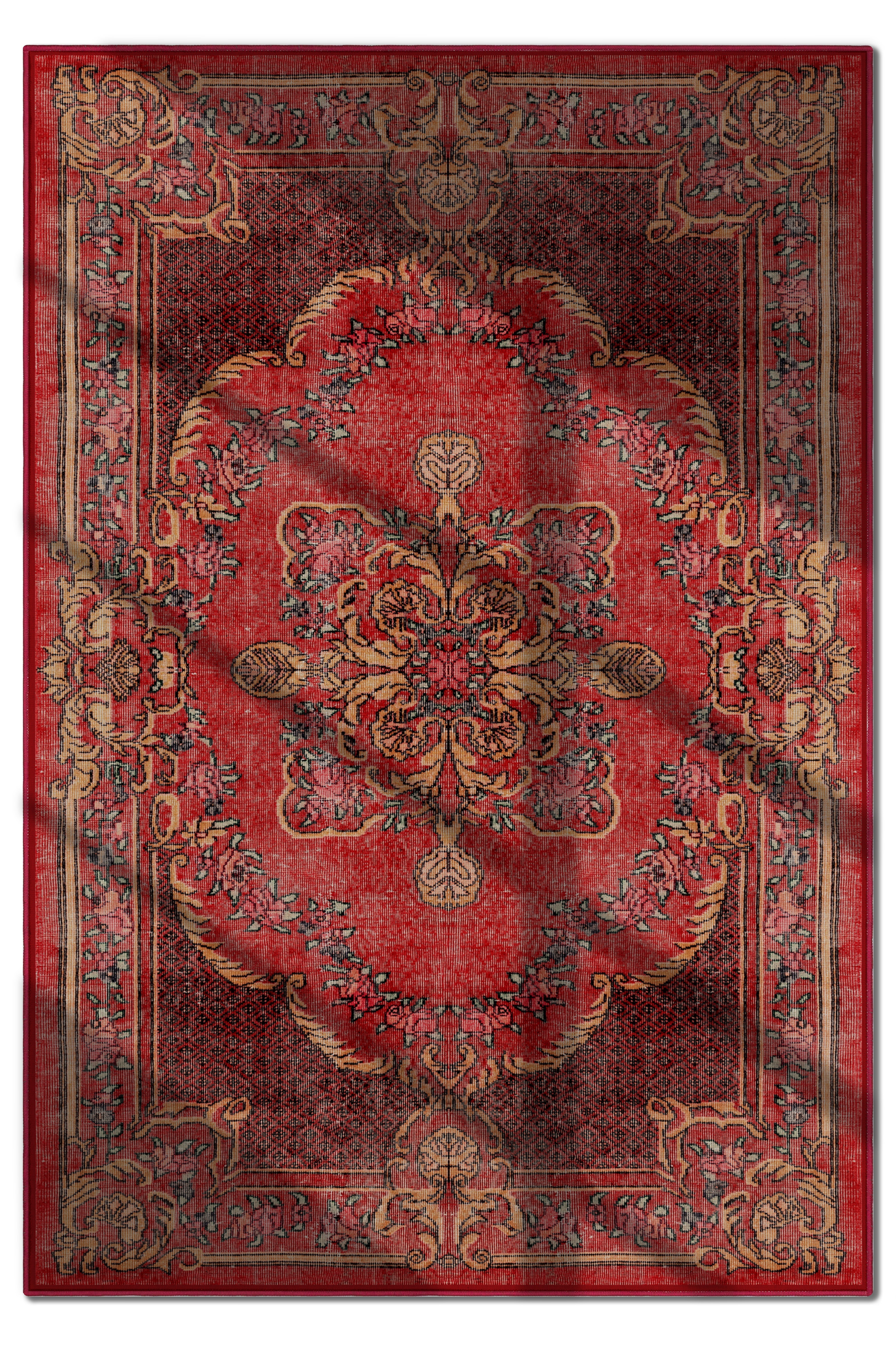 Arte DS006 Vintage Klasik Desenli Dekoratif Dokuma Halı