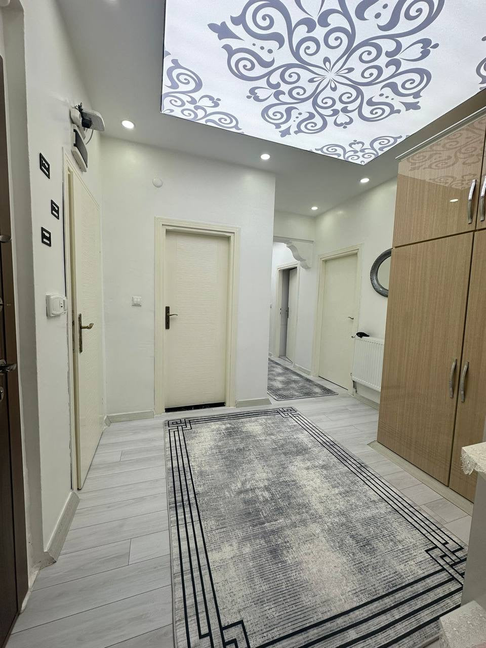 ZÜHRE ANTİK SOFT - Kaymaz Deri Taban Makinede Yıkanabilir Salon Oturma Odası Mutfak Halısı