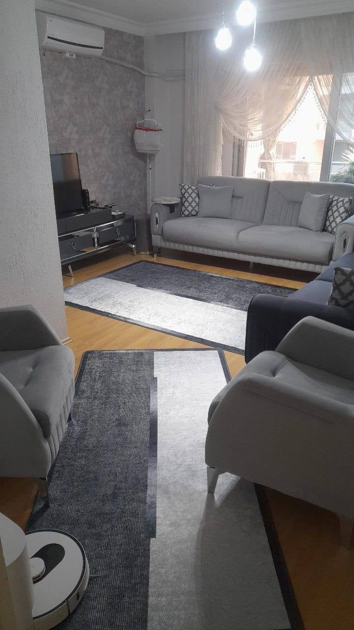 SİNDA FRAME - Kaymaz Deri Taban Makinede Yıkanabilir Salon Oturma Odası Mutfak Halısı