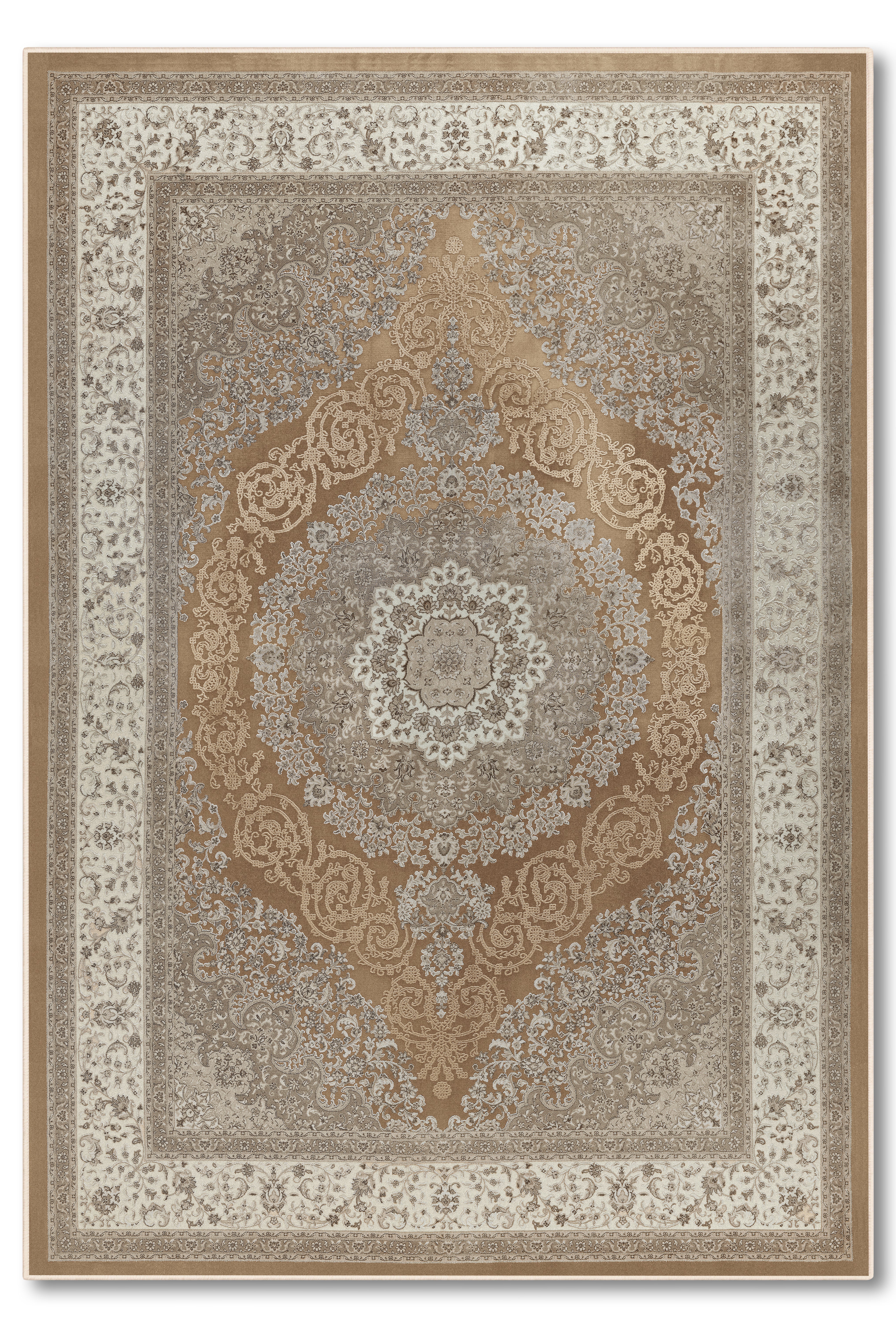 yıkanabilir kaymaz taban şönil dokuma halı 80x150 kahverengi; gri