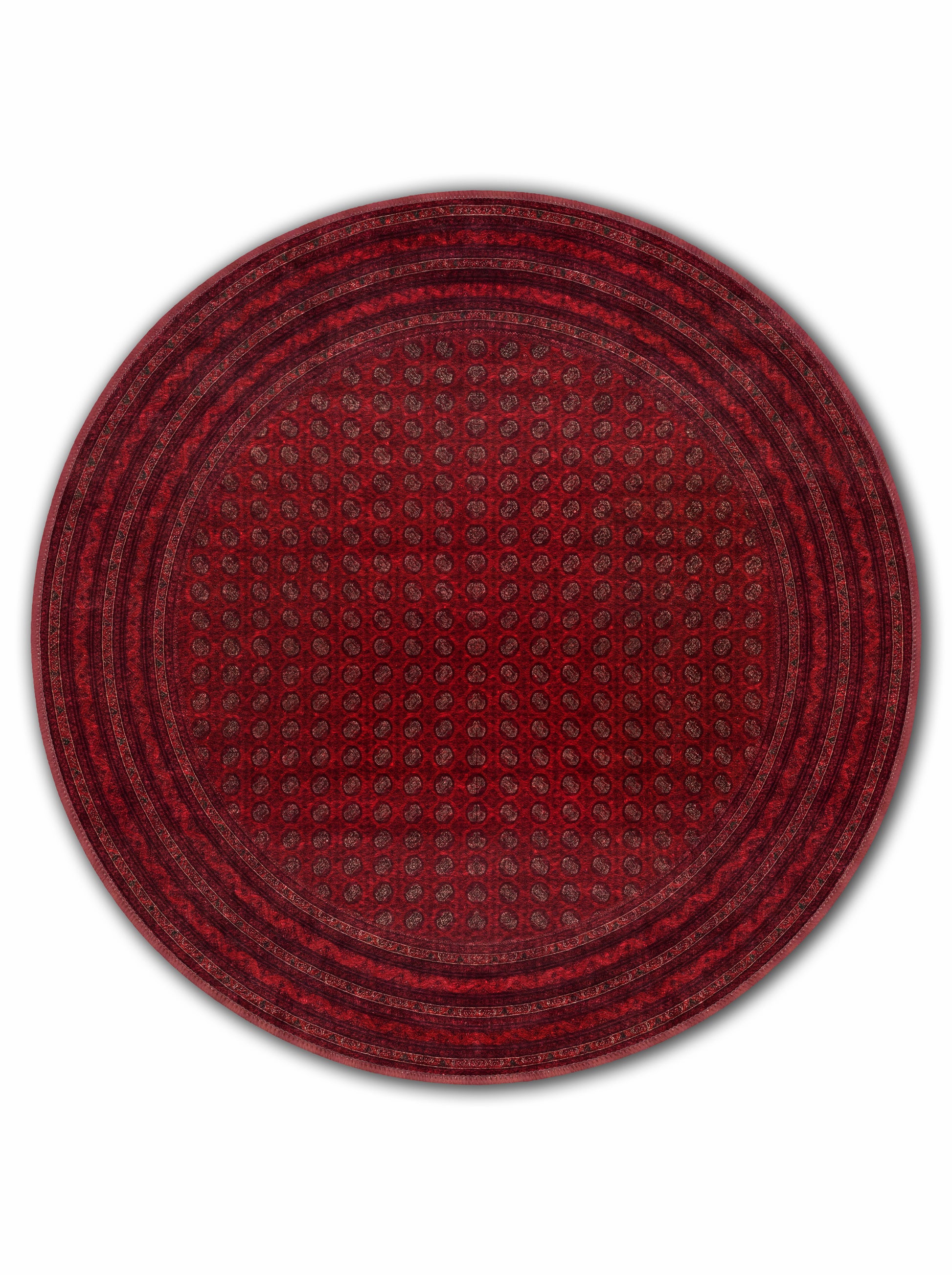 yıkanabilir kaymaz taban şönil dokuma halı 140x200 kirmizi; siyah