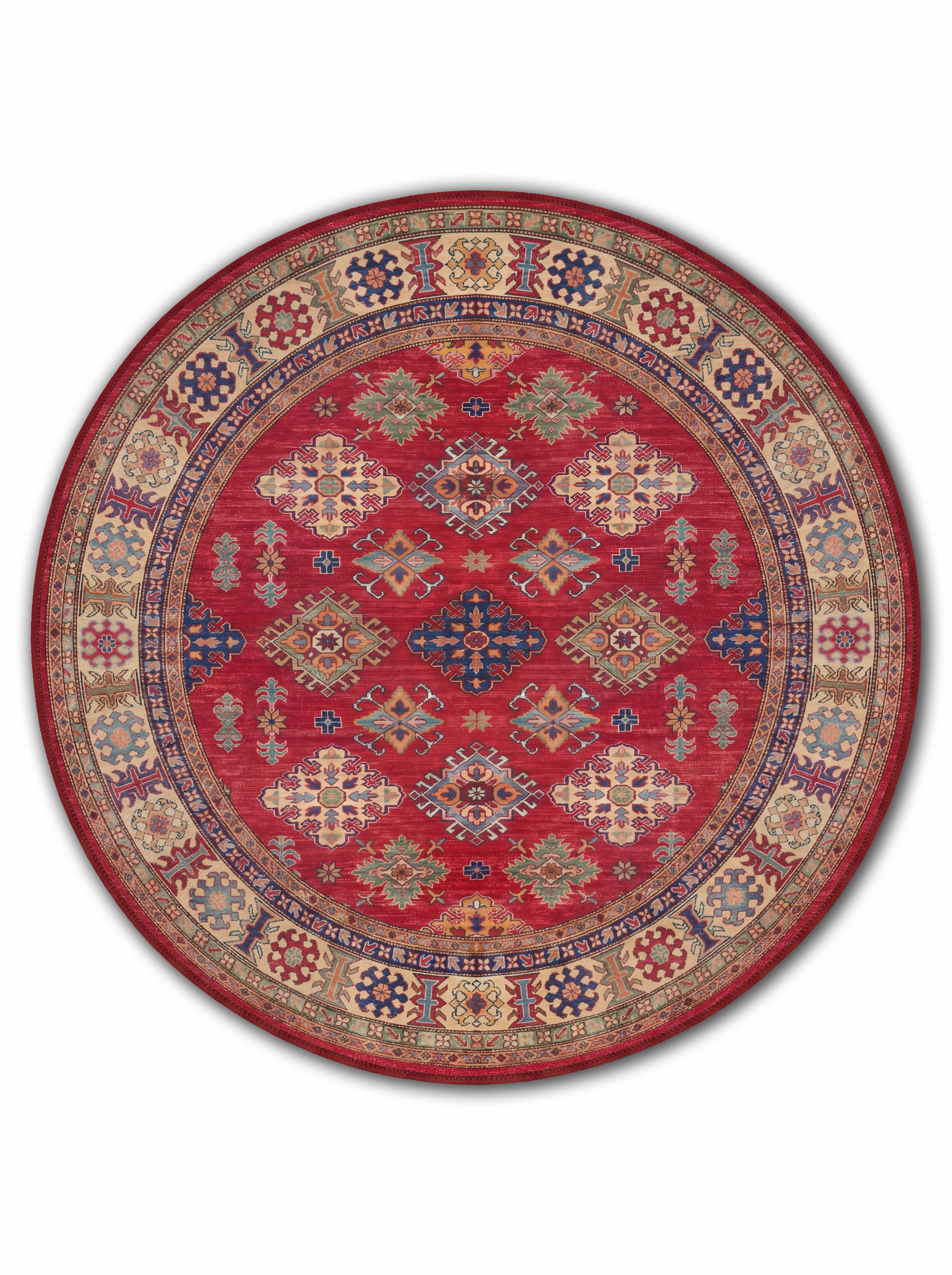 yıkanabilir kaymaz taban şönil dokuma halı 140x200 kirmizi; renkli