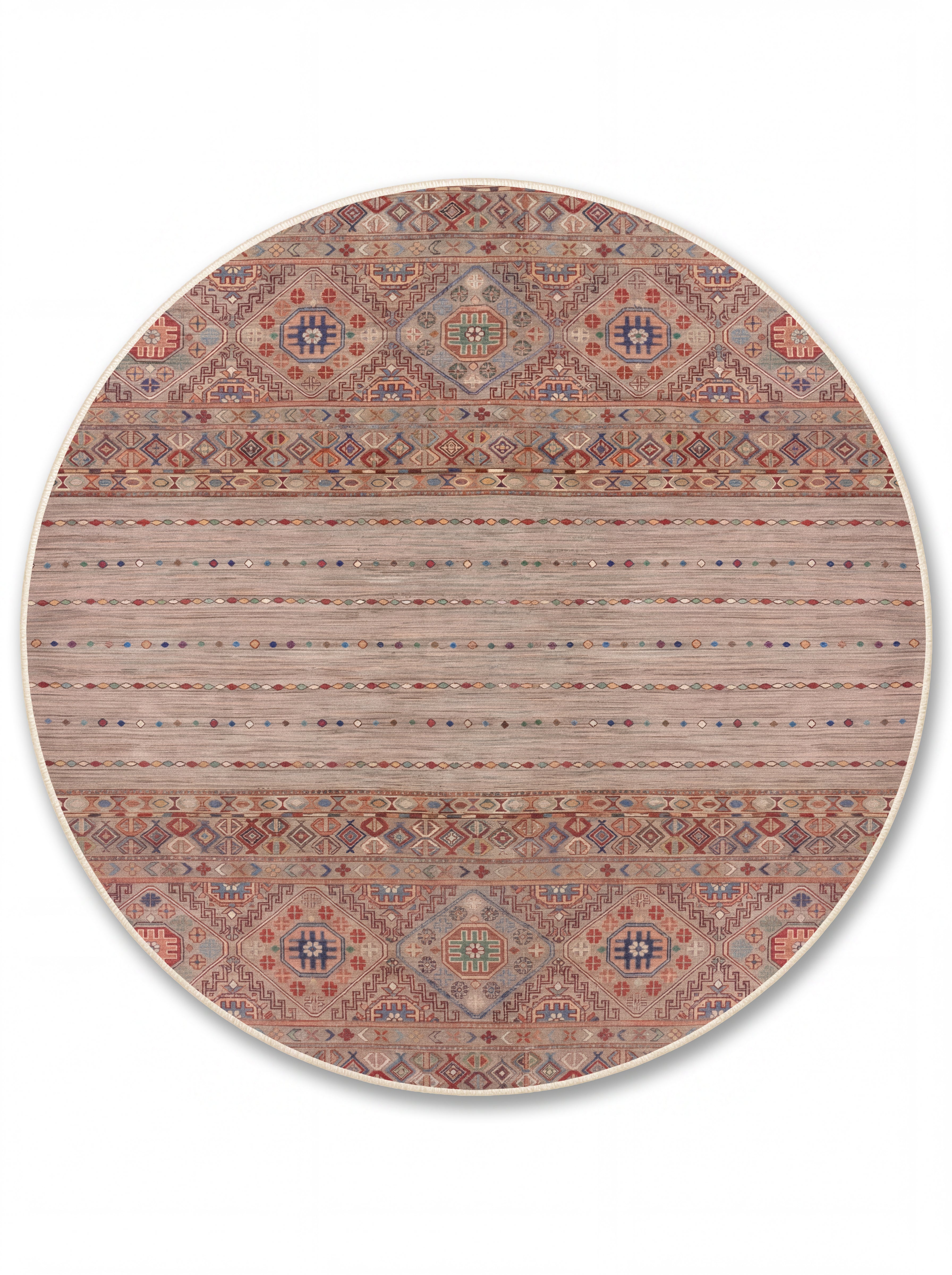 yıkanabilir kaymaz taban şönil dokuma halı 140x200 kahverengi; renkli