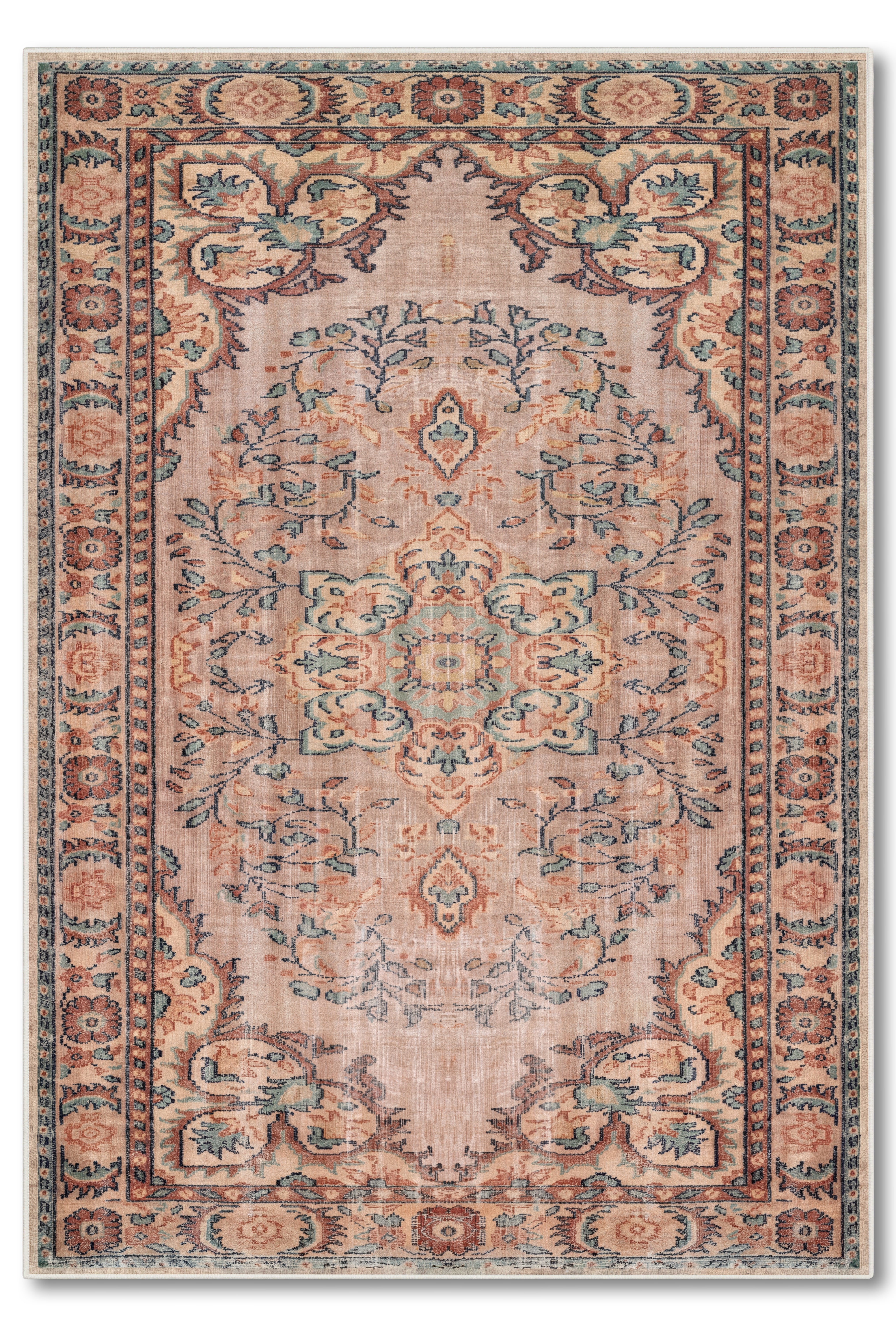 yıkanabilir kaymaz taban şönil dokuma halı 80x150 renkli