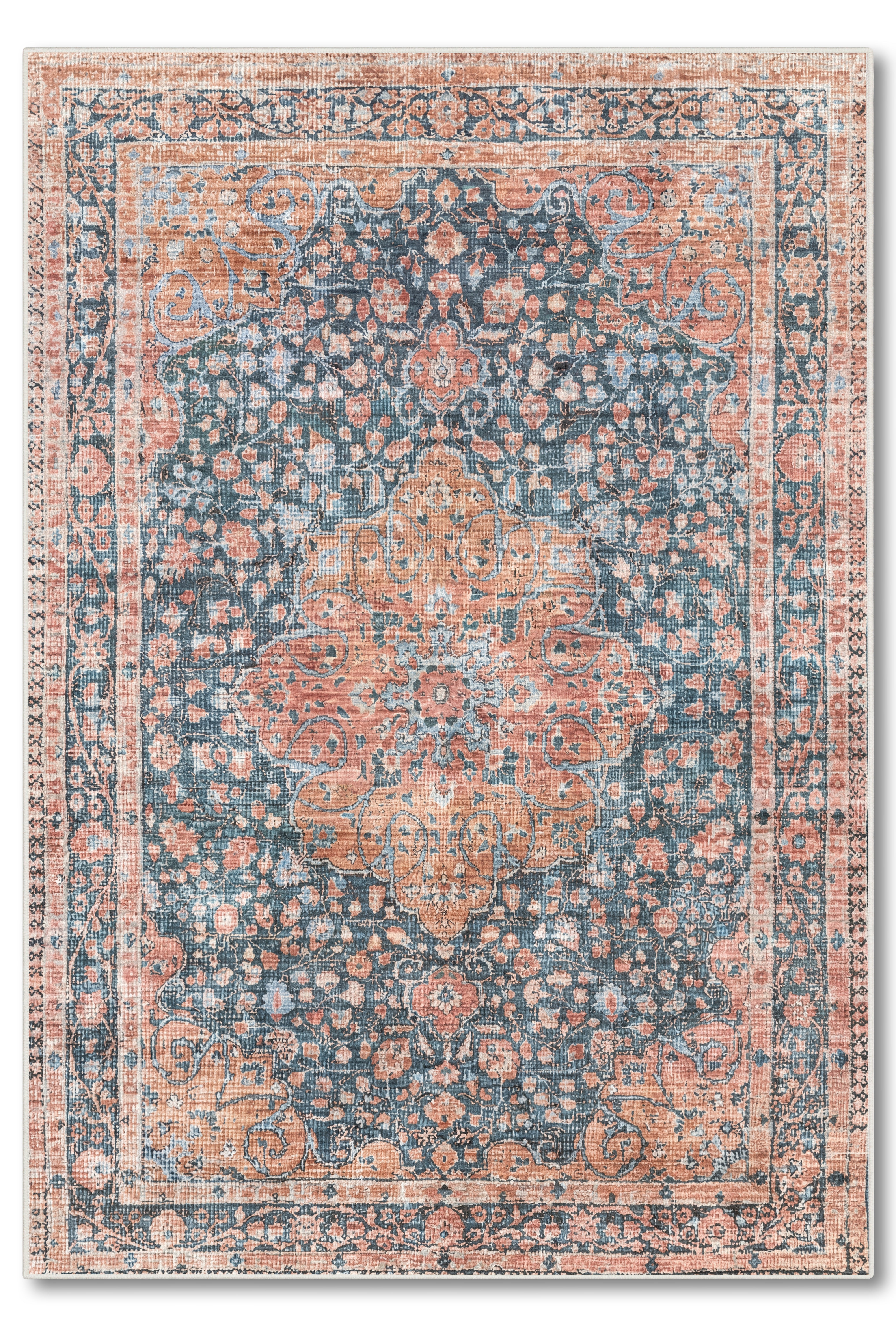 yıkanabilir kaymaz taban şönil dokuma halı 80x150 renkli