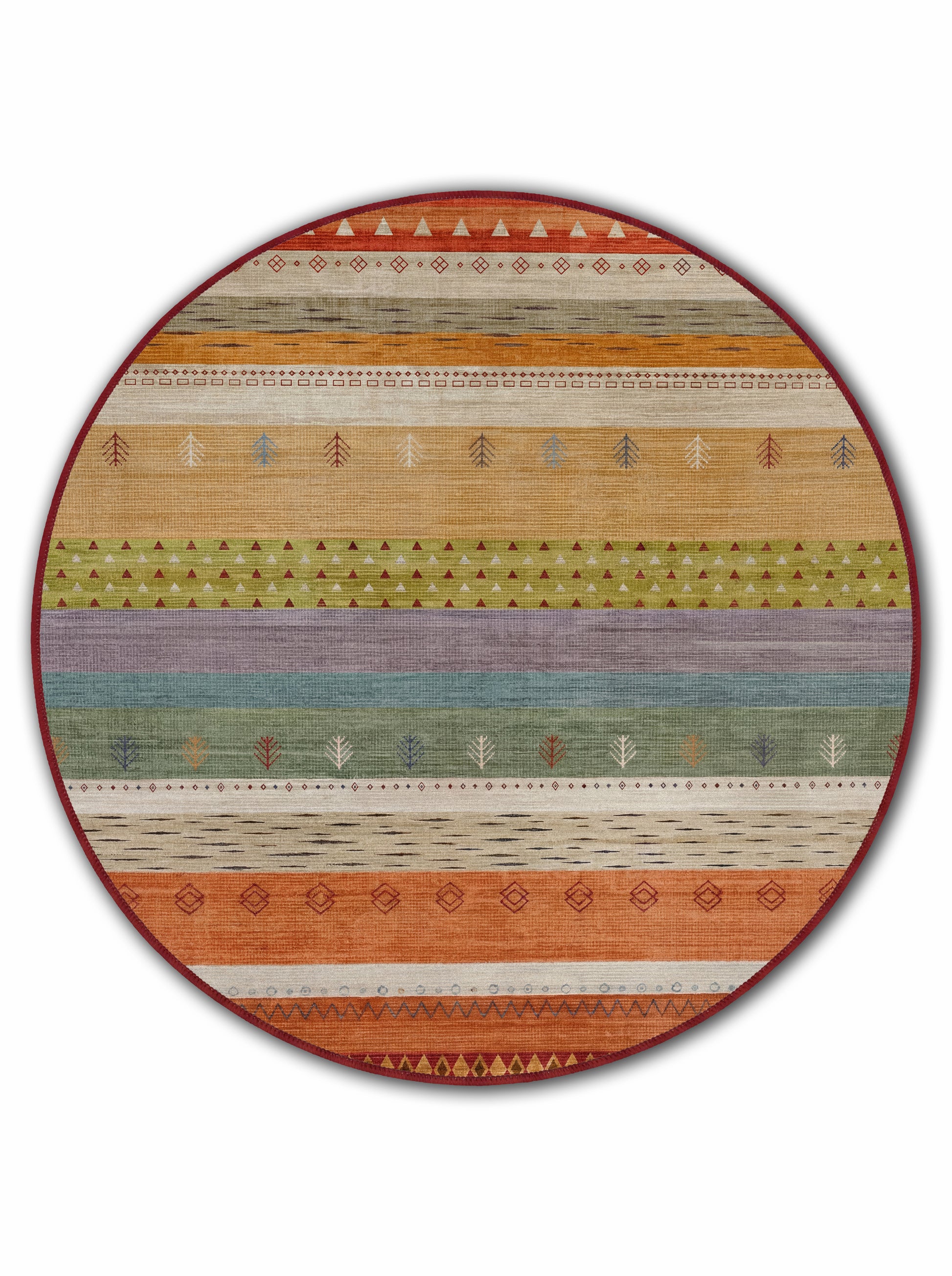 yıkanabilir kaymaz taban şönil dokuma halı 140x200 renkli