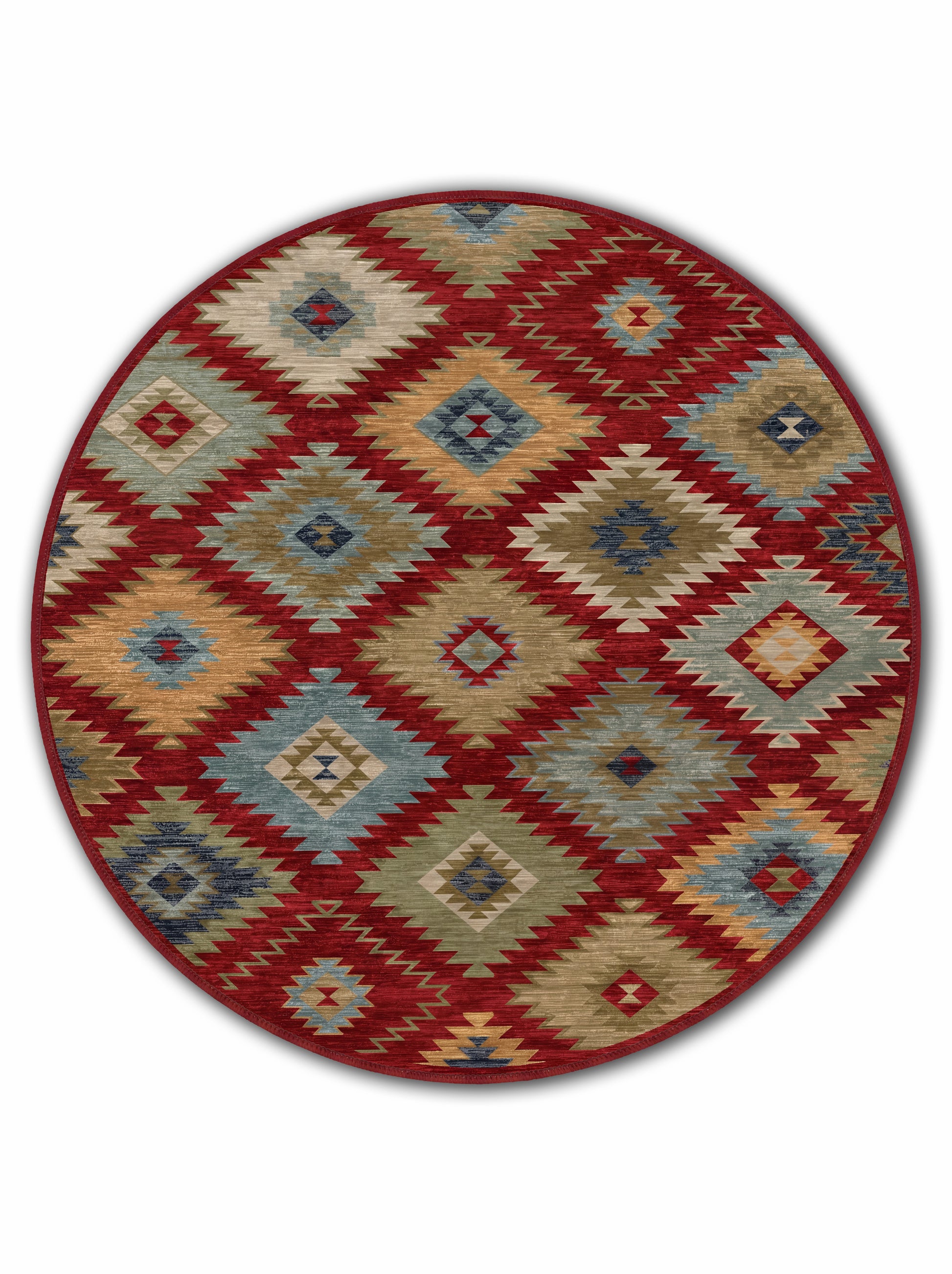 yıkanabilir kaymaz taban şönil dokuma halı 140x200 kirmizi; renkli