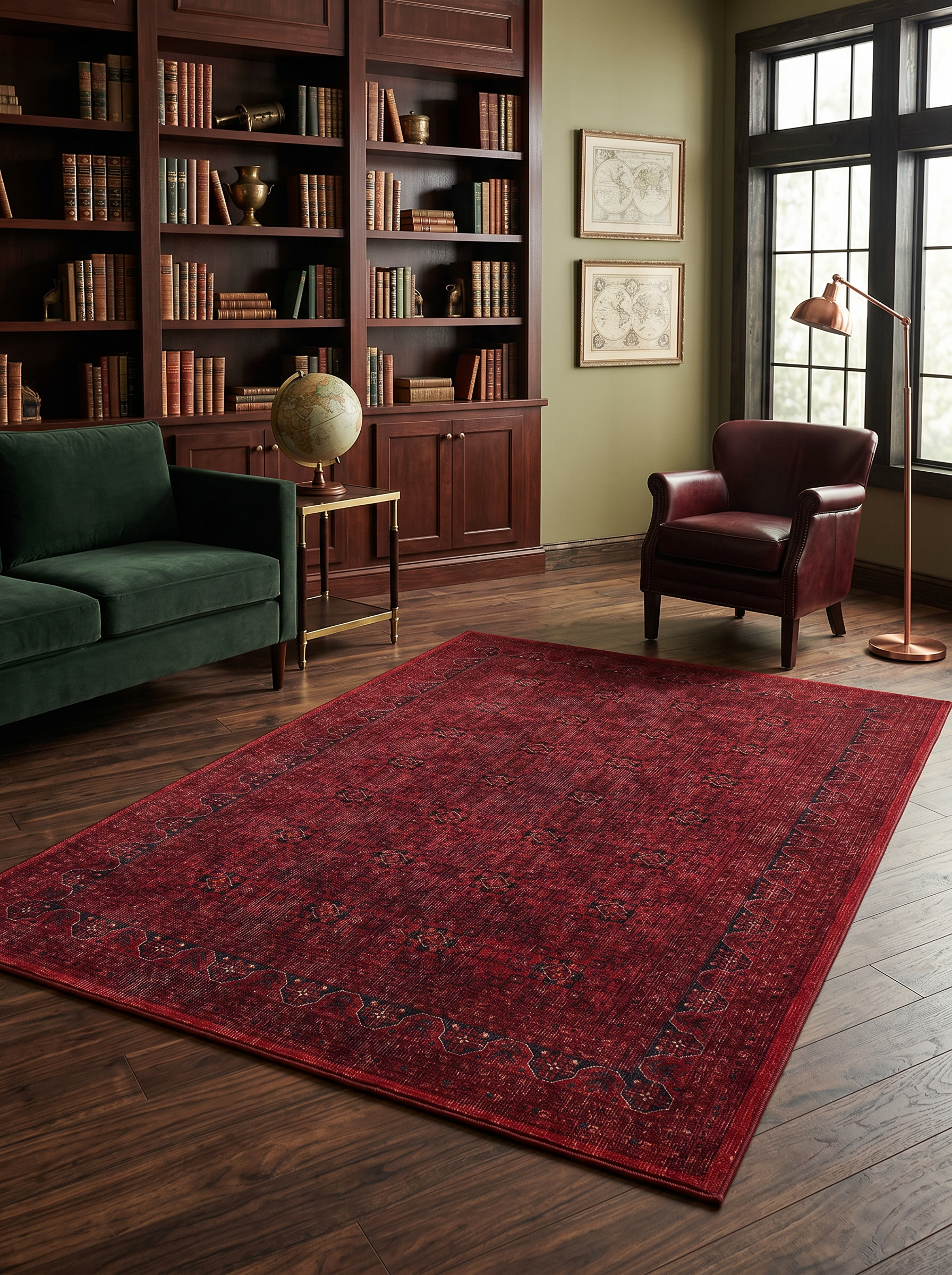 Arte VN119-1 Afgan Desenli Dekoratif Salon Mutfak Koridor Halısı