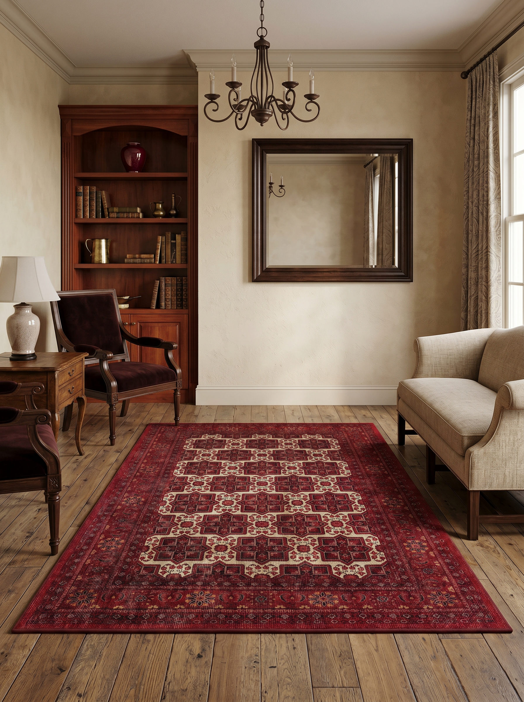 Arte VN120-1 Afgan Desenli Dekoratif Salon Mutfak Koridor Halısı