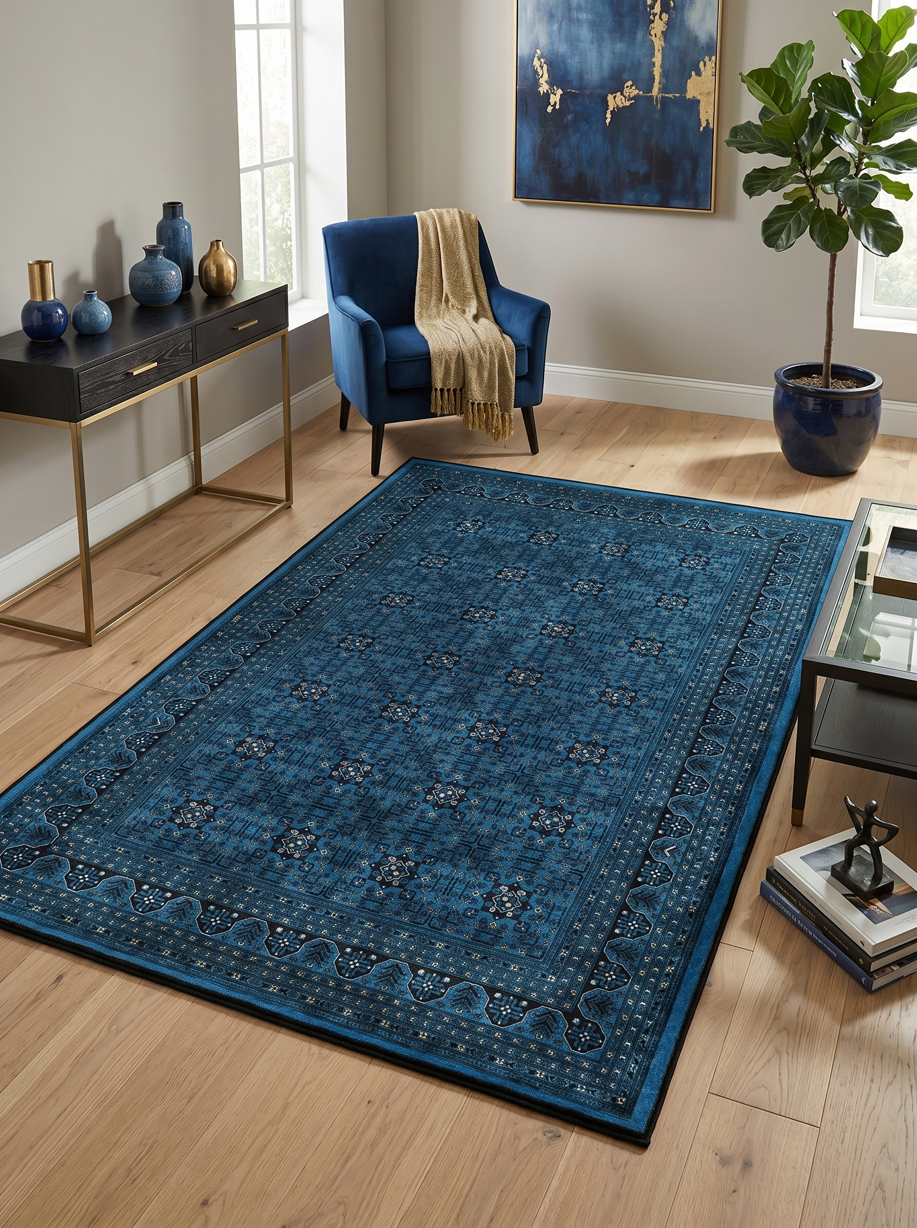 Arte VN119-2 Afgan Desenli Dekoratif Salon Mutfak Koridor Halısı