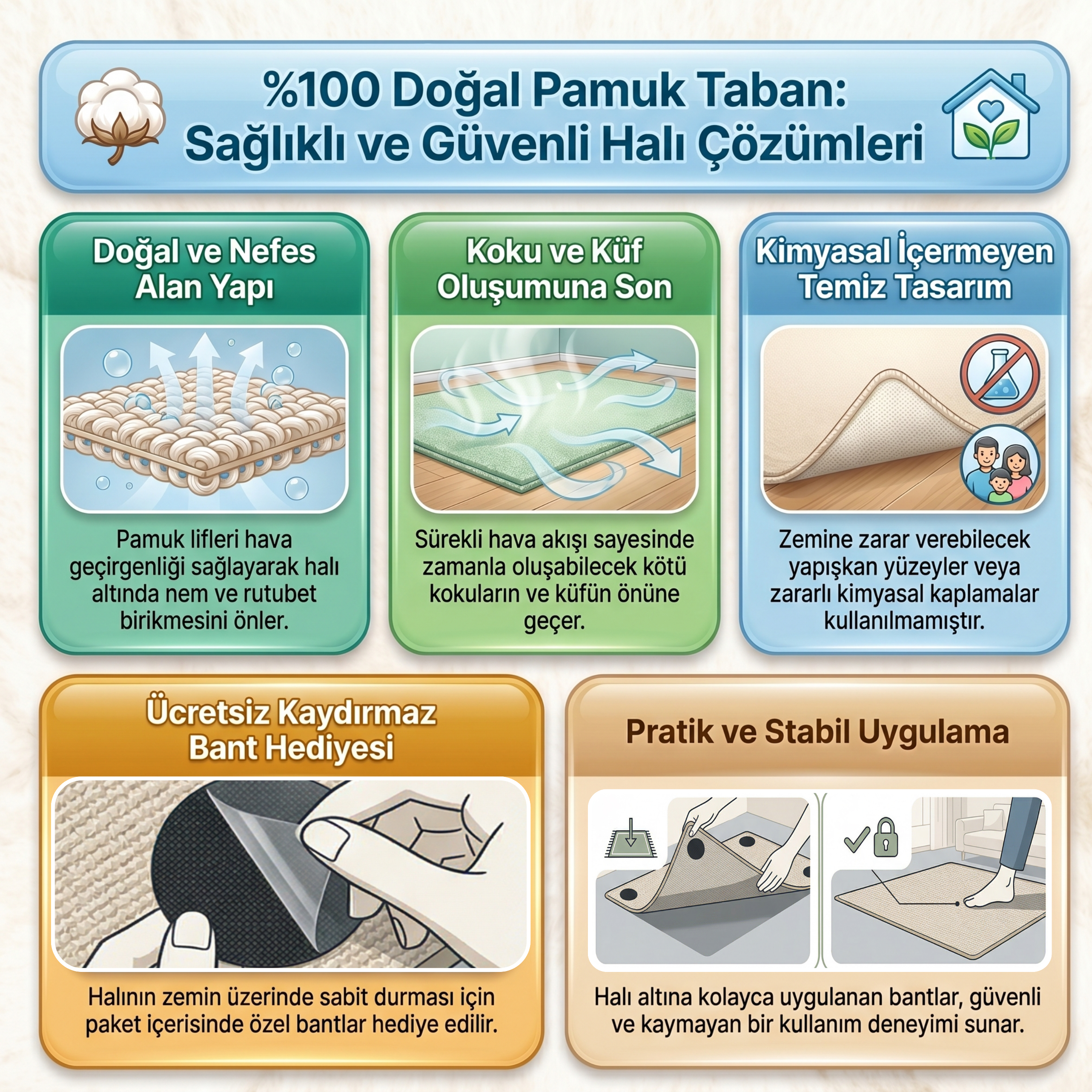 Arte DS065 Çiçek Desenli Dekoratif Dokuma Halı